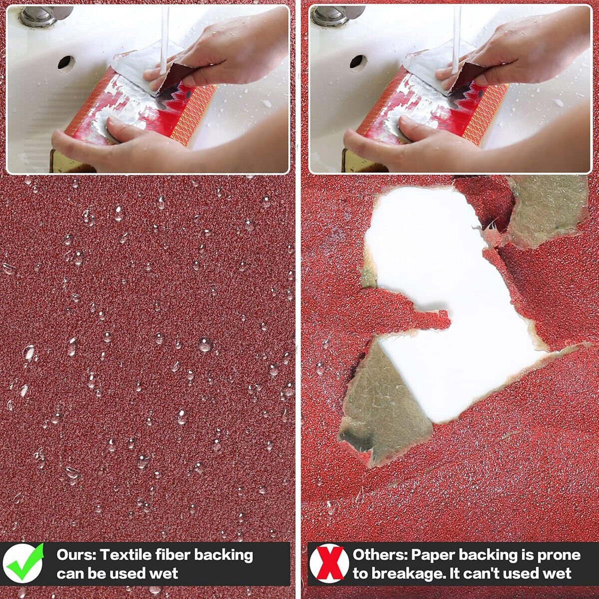 400Grit 5m Aluminium Oxide Sandpaper Roll Apolishing Sandpaper Grinding Abrasive - HomeDIYer