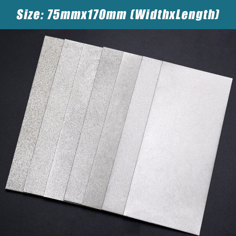 75x170mm Rectangle Diamond Grinding Disk Saw Blade Glass Polishing Sheet Pads