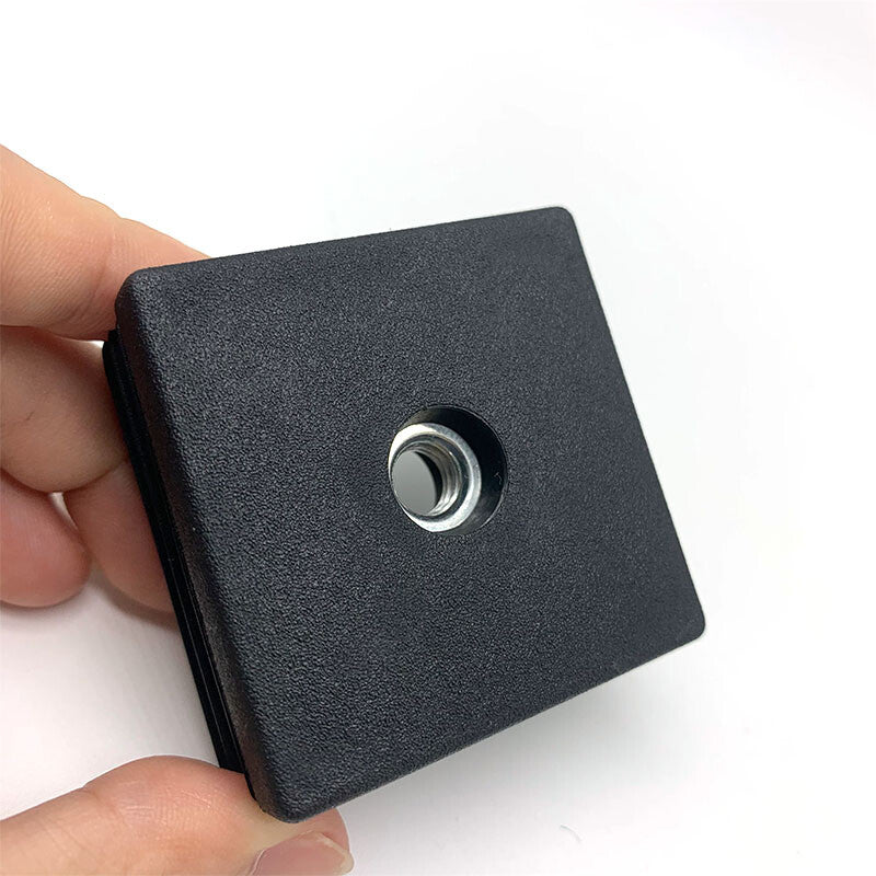 Application example showing plugs used for leveling uneven chair legs