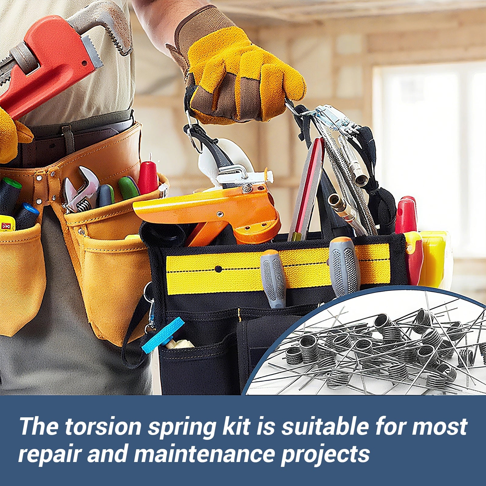 Torsion Spring 3 - 9 Coil (10 pcs), 1.6mm Wire dia, 8 ~ 18mm OD, Left spring Steel - HomeDIYer