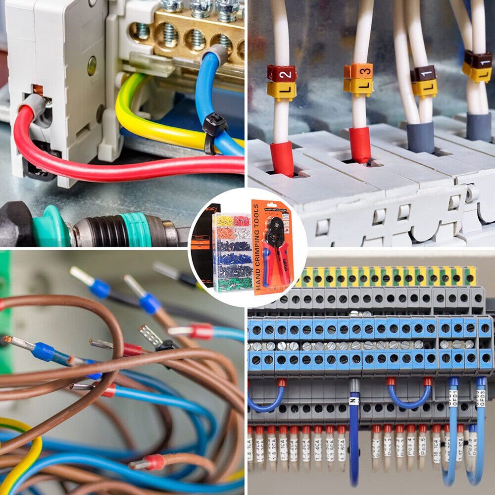 1800 crimping pliers wire end ferrule set 0.5mm - 10mm² wire end ferrule pliers pliers - HomeDIYer