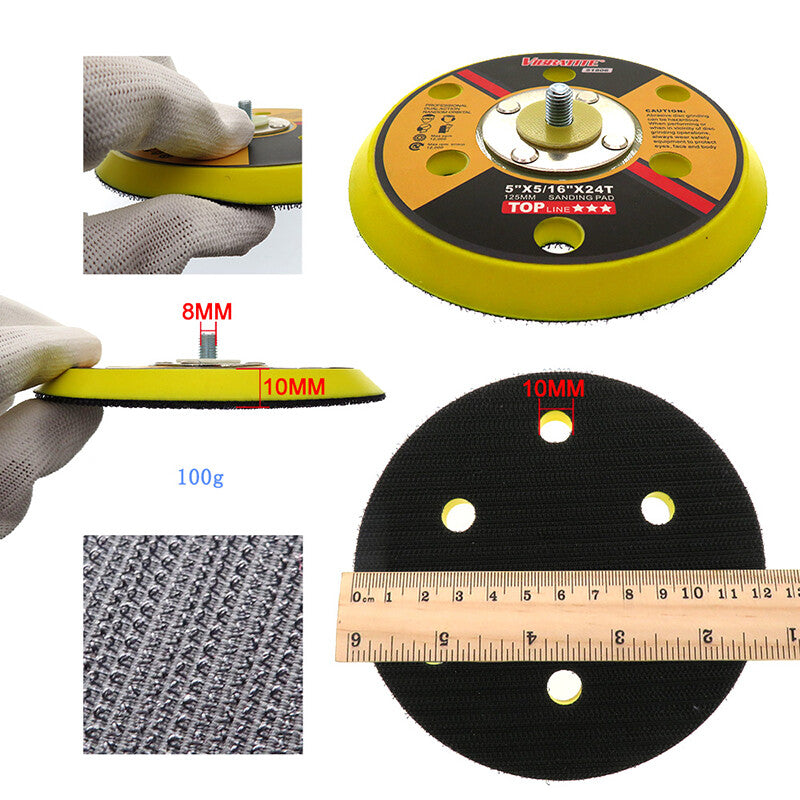 2"-6" Sanding Pad on Grinder - M6/M8 Bolt for HomeDIYer Electric Grinding