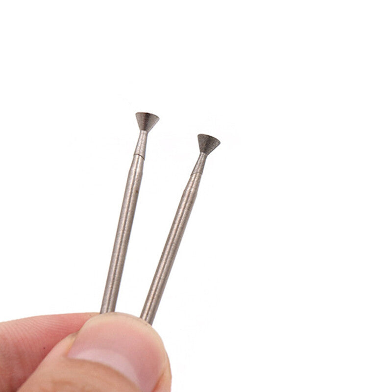 2.35mm Shank Diamond Grinding Head Polishing Heads Jade Carving 600/1200 Grit