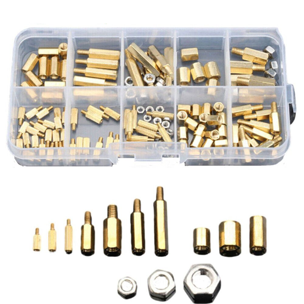 145 pcs Spacer bolts Spacer bolts Hex Standoff bolts Nuts Set M2 M3 M4 - HomeDIYer