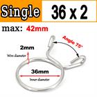 New Single Wire Fuel Hose Spring Clips Silicone Pipe Clamps Air Band Vacuum Tube
