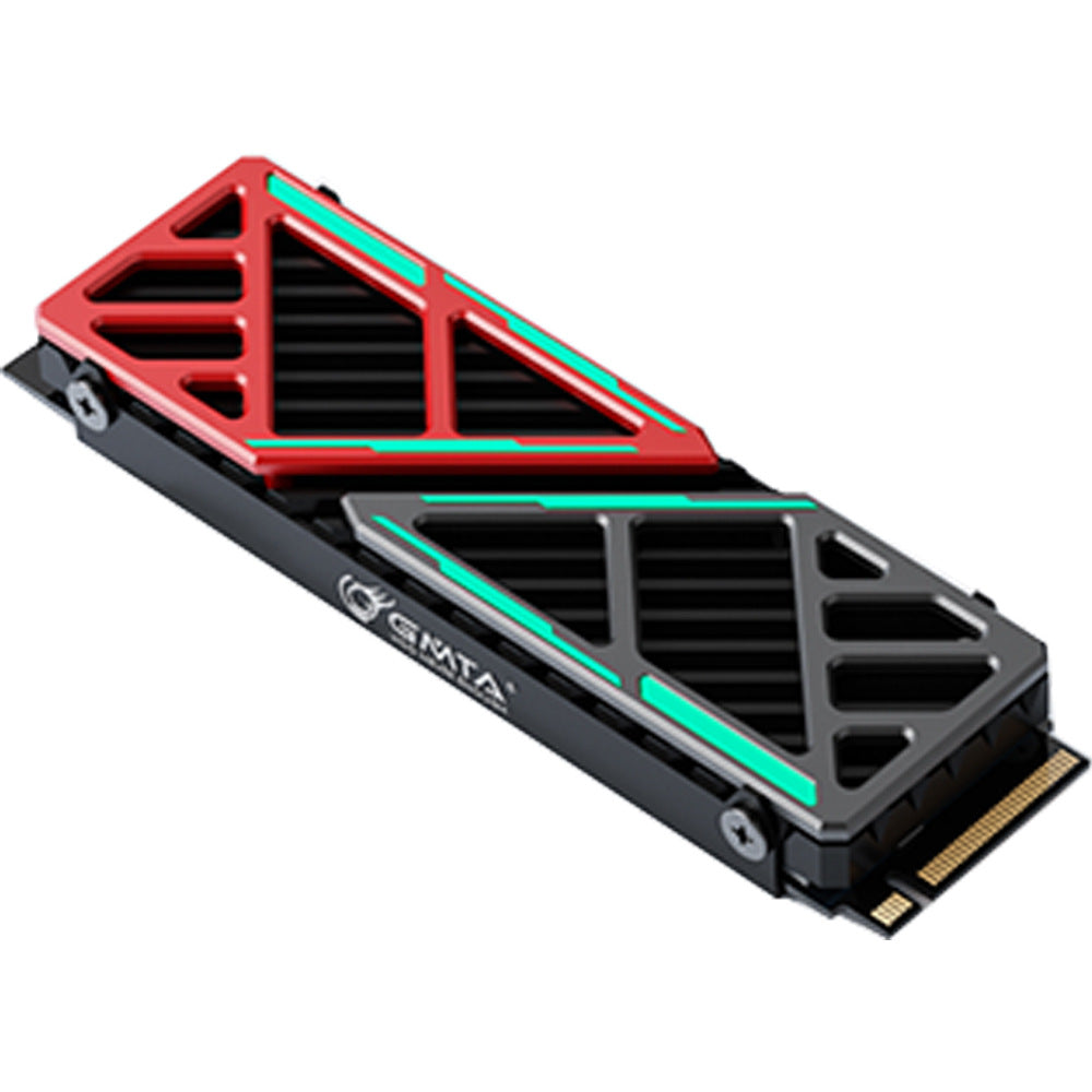 M.2 2280 SSD Heatsink — Dual-Layer Alloy Cooler with Thermal Pads, 2-Pack