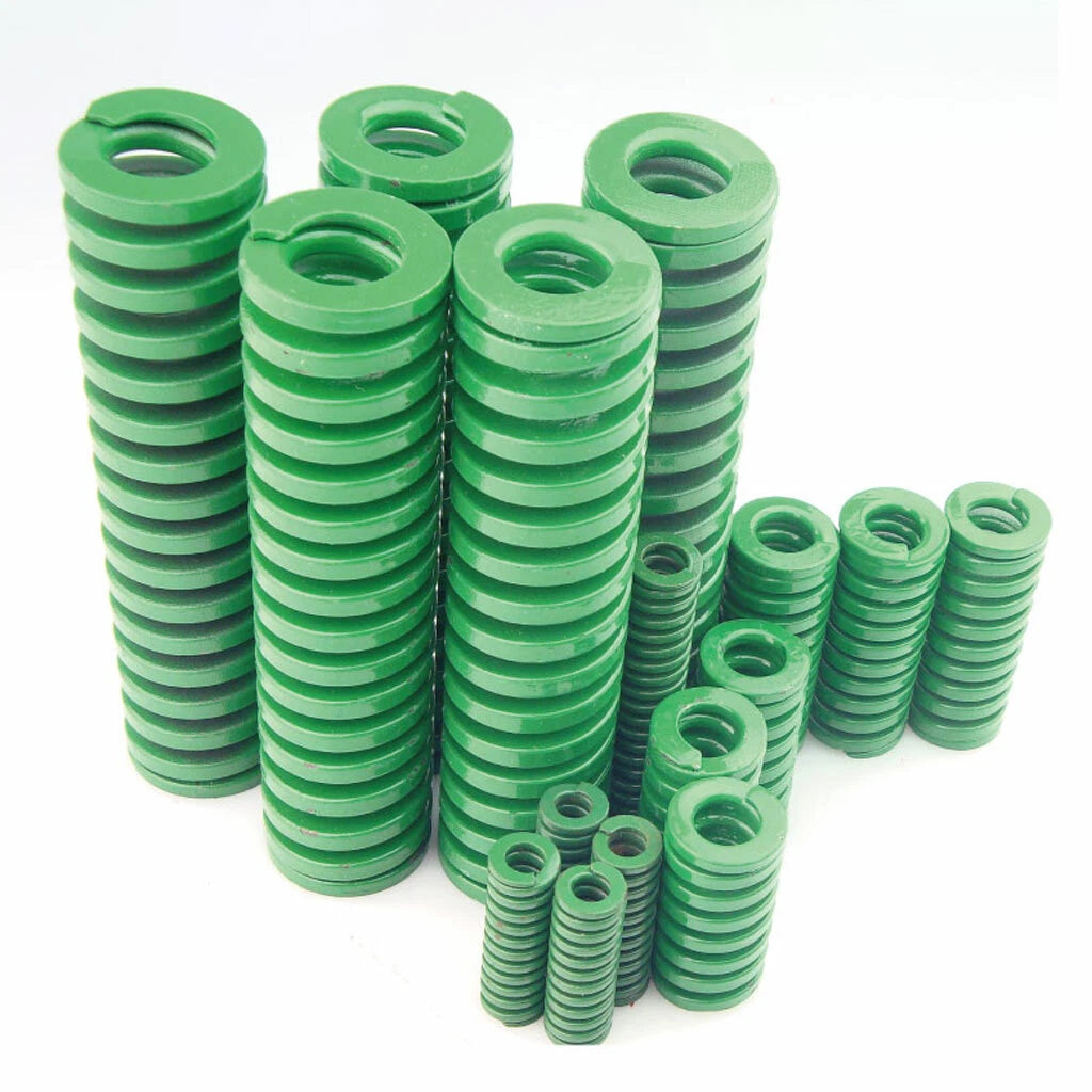 Die Springs OD 8-40mm Heavy Duty Load Green Compression Mould Spring All Sizes