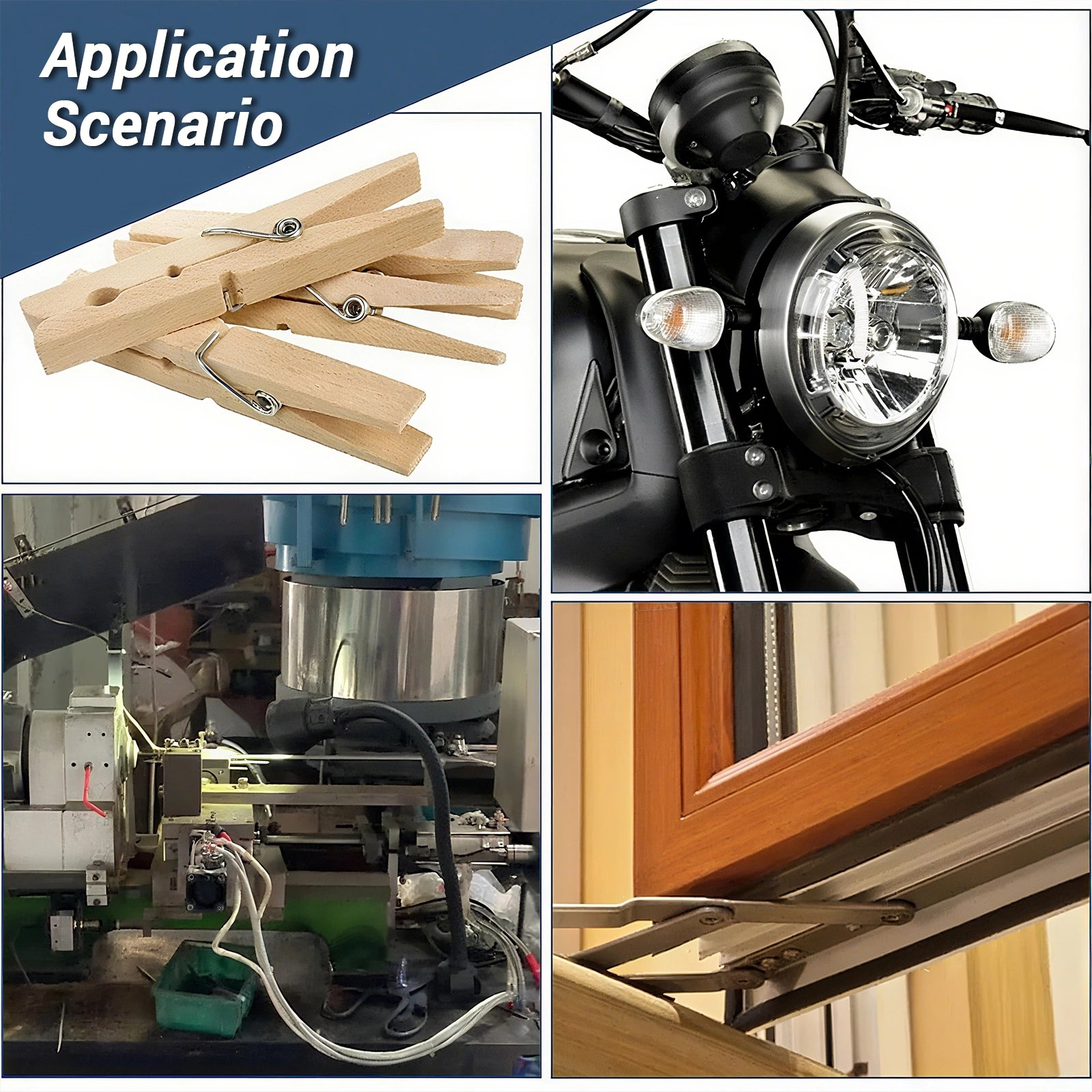 Torsion Spring 3 - 9 Coil (10 pcs), 1.6mm Wire dia, 8 ~ 18mm OD, Left spring Steel - HomeDIYer