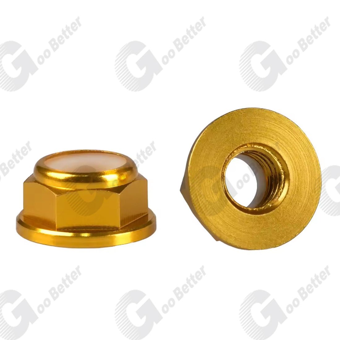 M2 M3 M4 M5 M6 M8 RC Flanged Nyloc Anodised Aluminium Wheel Nuts Various Colours - HomeDIYer