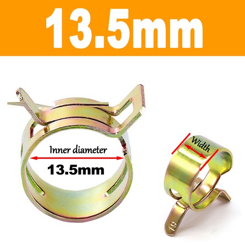 4mm - 46mmFuel Line Hose Spring Clips Water Pipe Air Tube Clamps