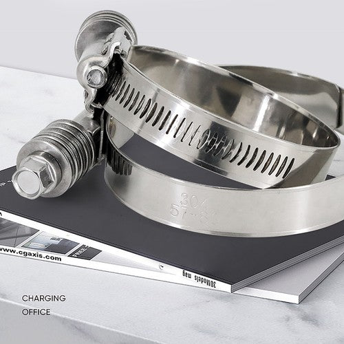 Worm Drive Hose Clips Stainless Steel Adjustable Range for Water Pipe, Plumbing - HomeDIYer