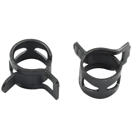 4 different sizes of 304 stainless steel single-line fuel hose spring clamps silicone hose clamps on display | HomeDIYer