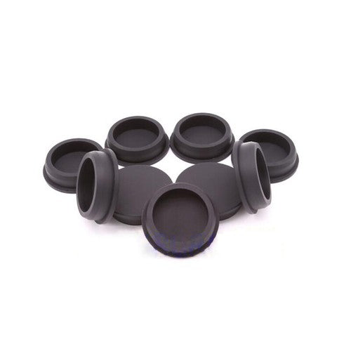 Round Silicone Rubber Seal Hole Plugs Blanking End Caps Seal Bung 3mm-14mm Black