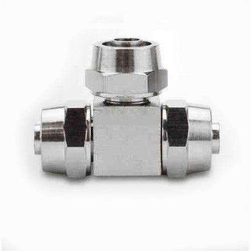 Brass Twist Lock Air Line Coupler Fittings — 3-Way Push-to-Connect Quick Connector, 4–12mm Tube