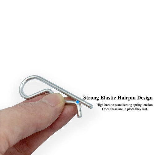 The spring steel fixed R-type clip's strong elastic hairpin design allows it to maintain long-lasting high hardness and strong spring tension when installed in place. | HomeDIYer
