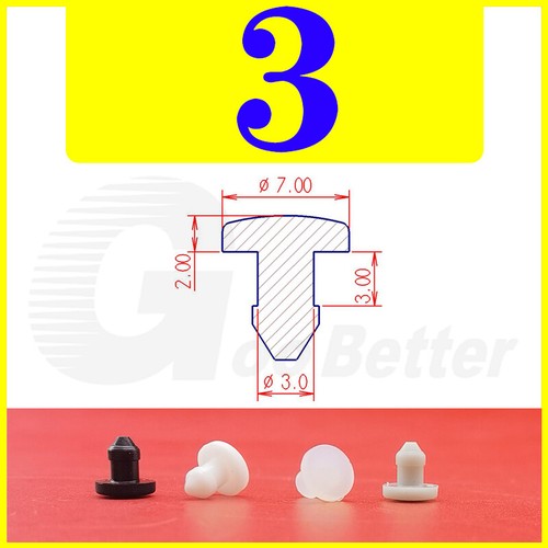 Snap-On Hole Plug Silicone Rubber Blanking Seal Bung Pipe Tube (2.5-60mm) Black