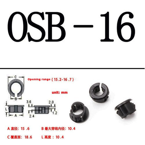 10mm-26mm Hole Cover Grommet Wire Table Cable Tidy Hole Plug Cap Computer Desk