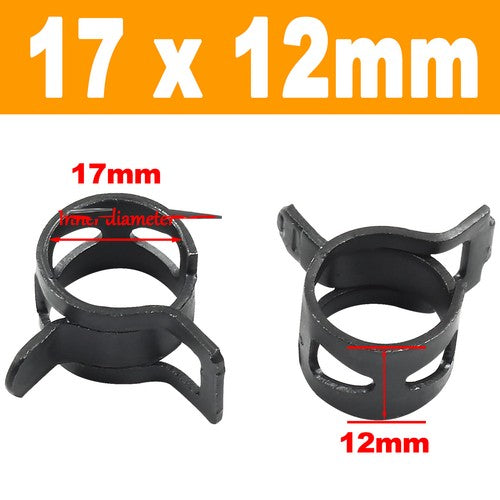 Self Clamping Spring Hose Clips Carbon Steel Clamps Sealing Radiator Heater OEM