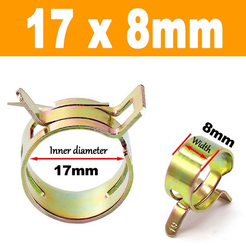 4mm - 46mmFuel Line Hose Spring Clips Water Pipe Air Tube Clamps