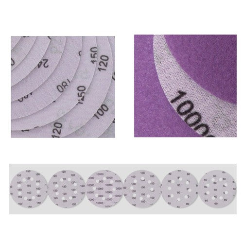 125mm 5 Inch 8 Hole Sanding Discs Hook and Loop Orbital Sander Sandpaper