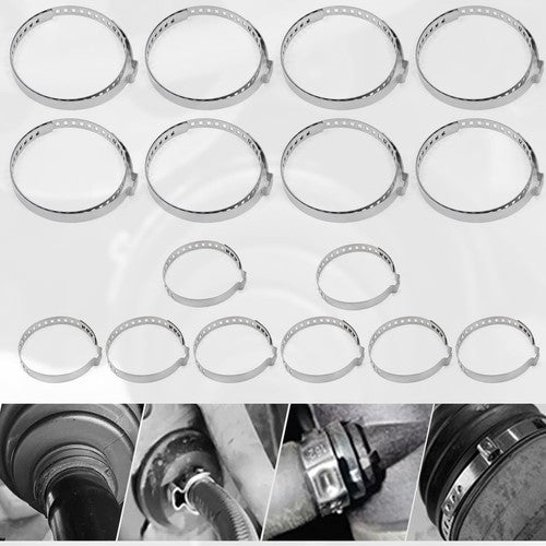 304Steel Universal Adjustable AXLE CV Joint Boot Crimp Clamp Kit, CV Boot Clamp - HomeDIYer