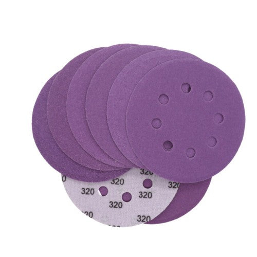 125mm 5 Inch 8 Hole Sanding Discs Hook and Loop Orbital Sander Sandpaper