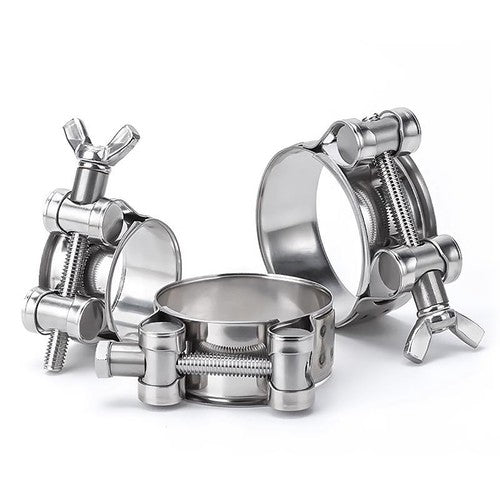 Butterfly Wing 306/201 Stainless Steel Jubilee Type Hose Pipe Clips 17mm - 252mm - HomeDIYer