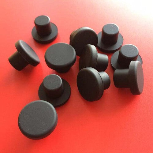 Round Silicone Rubber Seal Hole Plugs Blanking End Caps Seal Bung 3mm-14mm Black