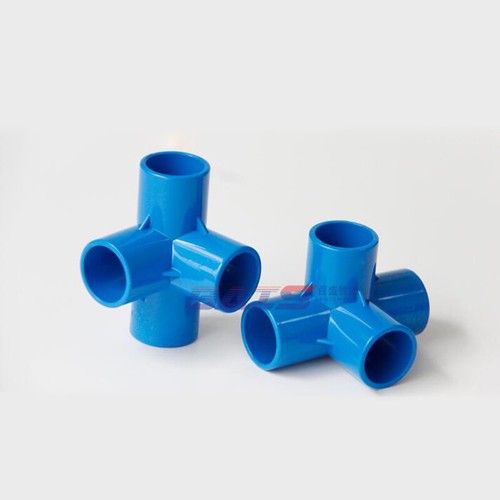 PVC Pipe Fittings Various Type Straight, Tee, Elbow Water Supply White Blue Grey