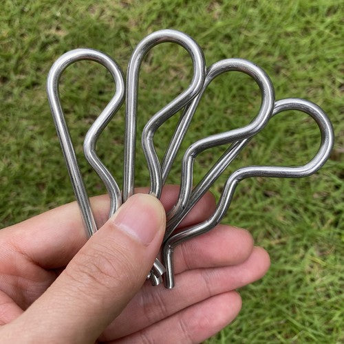 R Clip Stainless Steel 304 A2 Beta Pins 1.0mm 1.2mm 1.5mm 2mm 2.5mm 3mm 4mm 5m