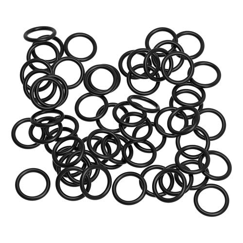 5mm Cross Section O-Rings NBR Nitrile Rubber 15mm - 195mm OD Oil Resistant Seals