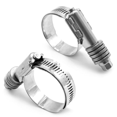 Worm Drive Hose Clips Stainless Steel Adjustable Range for Water Pipe, Plumbing - HomeDIYer