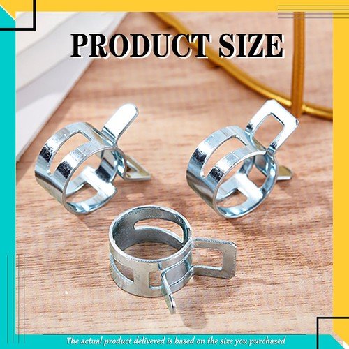 Spring Clips Fuel Hose Clamps Air Gas Water Pipe Self Clamping Surface zinc coat - HomeDIYer