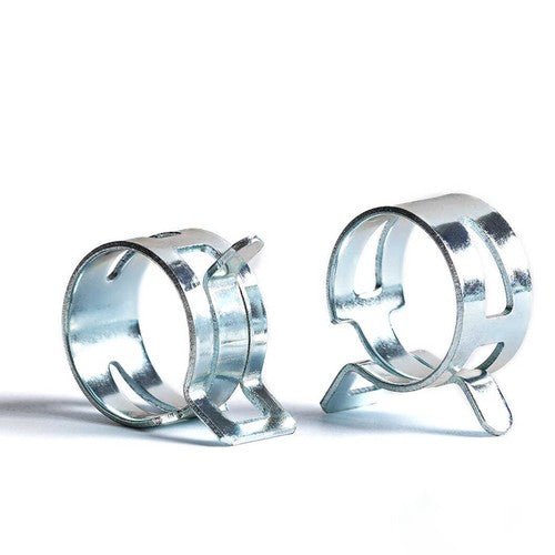 Spring Clips Fuel Hose Clamps Air Gas Water Pipe Self Clamping Surface zinc coat - HomeDIYer