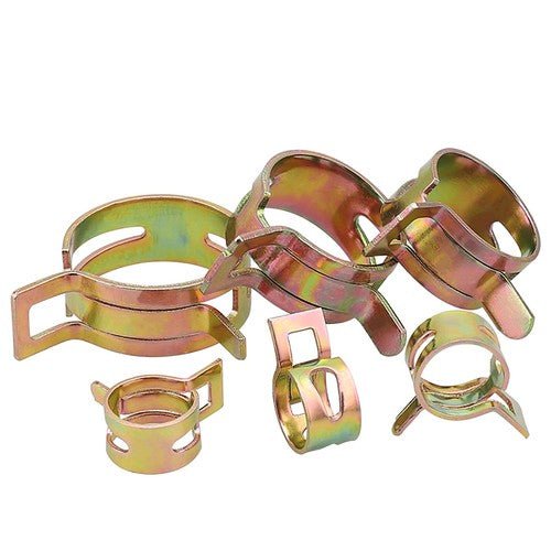 4mm - 46mmFuel Line Hose Spring Clips Water Pipe Air Tube Clamps - HomeDIYer