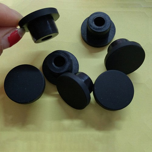 Round Silicone Rubber Seal Hole Plugs Blanking End Caps Seal Bung 3mm-14mm Black