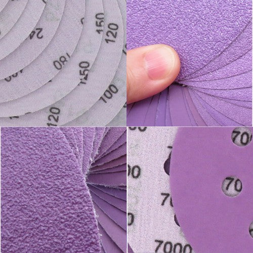 125mm 5 Inch 8 Hole Sanding Discs Hook and Loop Orbital Sander Sandpaper