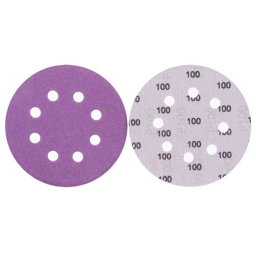 125mm 5 Inch 8 Hole Sanding Discs Hook and Loop Orbital Sander Sandpaper