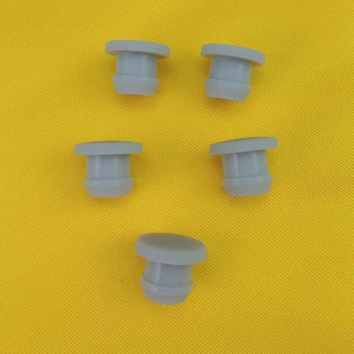 Grey Snap-on Silicone Blanking End Cap (2.5mm~14mm) Top View