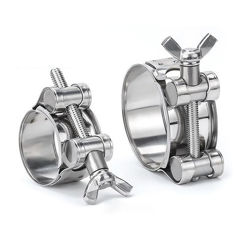 Butterfly Wing 306/201 Stainless Steel Jubilee Type Hose Pipe Clips 17mm - 252mm - HomeDIYer