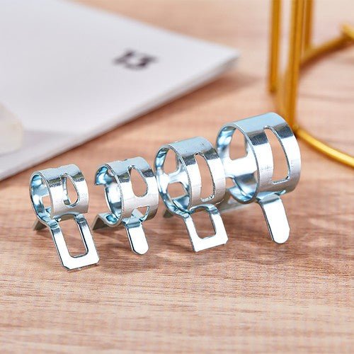Spring Clips Fuel Hose Clamps Air Gas Water Pipe Self Clamping Surface zinc coat - HomeDIYer