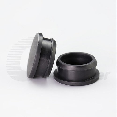 Snap-On Hole Plug Silicone Rubber Blanking Seal Bung Pipe Tube (2.5-60mm) Black