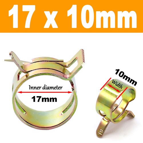 4mm - 46mmFuel Line Hose Spring Clips Water Pipe Air Tube Clamps