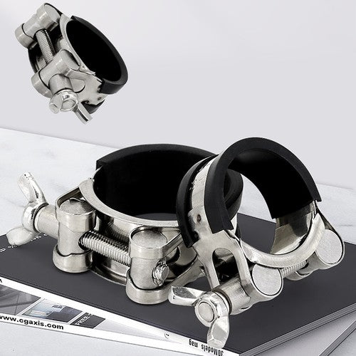 17mm - 252mm Hose Clamps - Clips Stainless Steel Heavy Duty T Bolt Exhaust Butterf - HomeDIYer