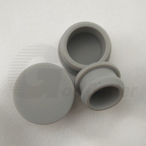 Snap-On Hole Plug Grey Silicone Rubber (2.5-60.6mm)