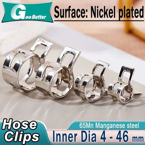 Spring Clips Self Clamping Hose Clamps Sealing Fuel Radiator Silicone Air Pipe - HomeDIYer