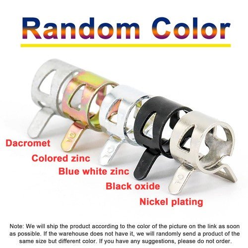 4mm - 46mm Mini Hose Fuel Line Hose Spring Clips Water Pipe Air Tube Clamps - HomeDIYer