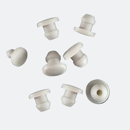 White Snap-on Hole Plug Silicone Rubber Blanking End Caps Seal Stopper 2.5~14mm