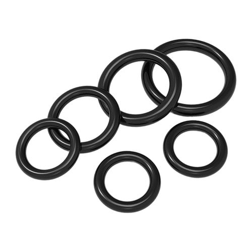 Nitrile Rubber NBR O Ring Seals 6mm Cross Section 5mm-988mm ID O-Rings Black