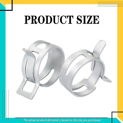 4mm - 46mm Mini Hose Fuel Line Hose Spring Clips Water Pipe Air Tube Clamps - HomeDIYer